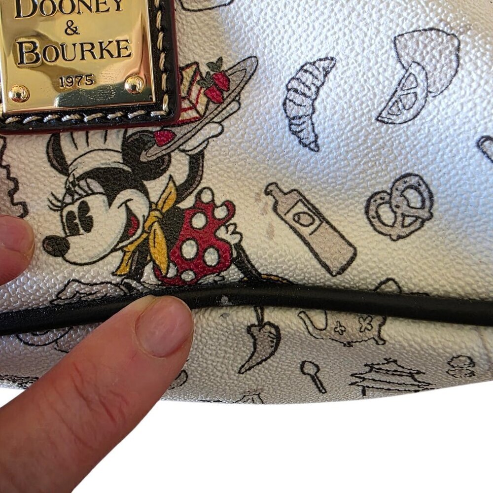 Disney Dooney & Bourke 2018 Epcot Food & Wine Crossbody Bag NWT Mickey Figment - Picture 12 of 16